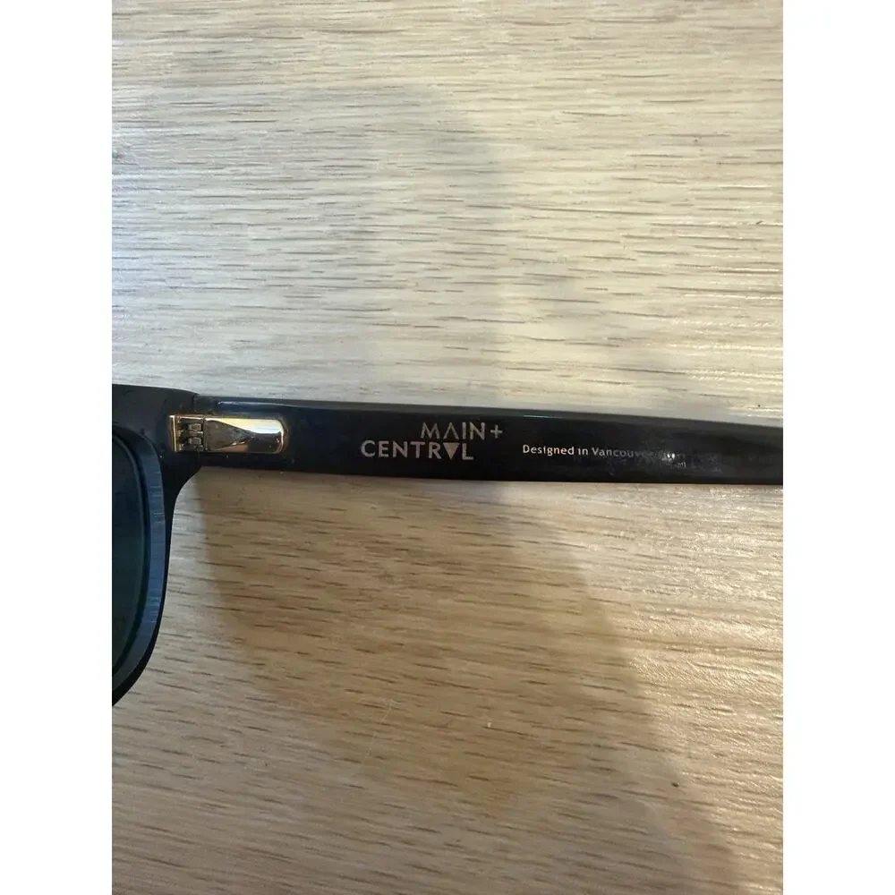 MAIN + CENTRAL MONDAY FULL RIM ACETATE EYEGLASS FRAMES BLACK 52-18-145